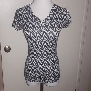 Black and white shirt
